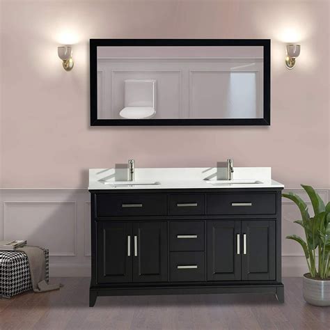 vanity art  double sink bathroom vanity combo set  drawers