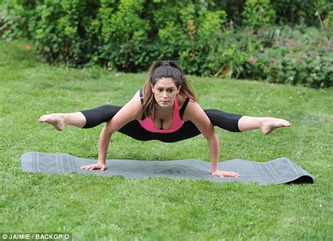 cbb s casey batchelor shows off flexible yoga moves