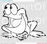 Frog Outline Illustration Laughing Coloring Royalty Rf Clipart Transparent Perera Lal Background sketch template