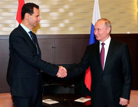 Assad Meets Putin In A Surprise Visit To Russia The New York Times