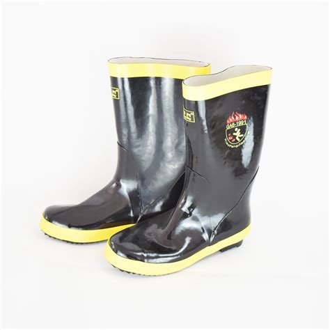 buy  price  shipping steel mid sole rubber fire fighting flame resistant