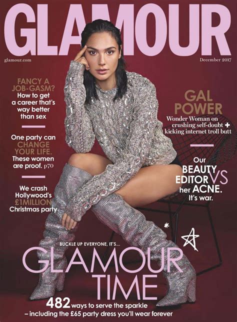 gal gadot glamour magazine uk december  issue celebmafia