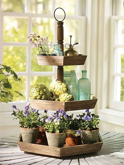 tier wood stands offer variety   tiered stand decor wood