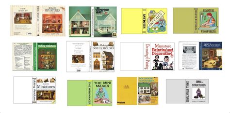 printable miniature book covers  printable