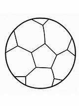 Ball Soccer Coloring Pages Sheet Sheets Template sketch template