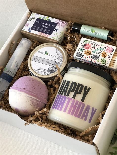 happy birthday personalized gift custom gift box send  etsy