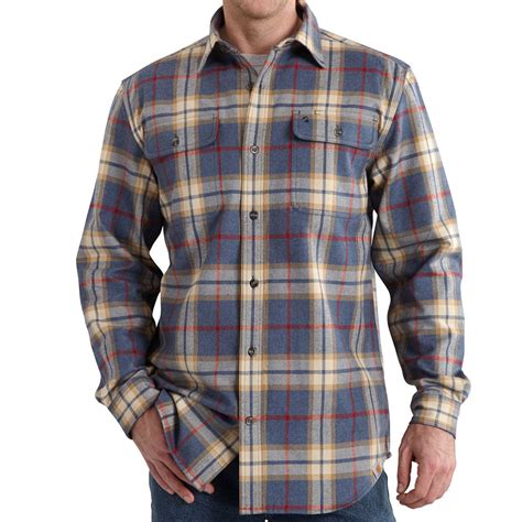 carhartt hubbard flannel shirt original fit long sleeve for big and