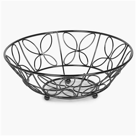 gravel stainless steel fruit basket black stainless steel