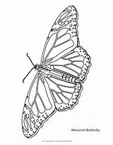Coloring Pages Butterfly Printable Kids Butterflies Monarch Bestcoloringpagesforkids Bookmark Land Mycoloringland Blank sketch template