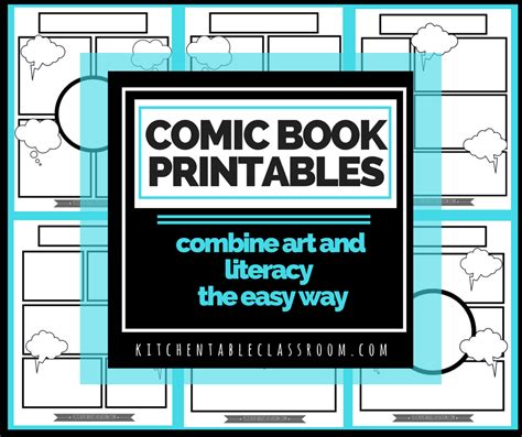 comic book templates  printable pages comic book template