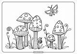 Fungus Template sketch template