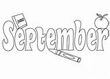 September Bestcoloringpagesforkids Sheets sketch template