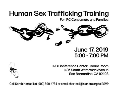human sex trafficking training inland regional center