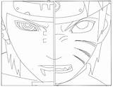 Pain Naruto Vs Drawing Lineart Getdrawings Deviantart sketch template