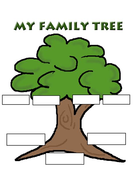 family tree template  family tree