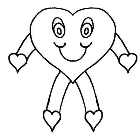 heart coloring pages coloringkidsorg