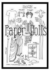 Ancient Paper Dolls Practicalpages Wordpress History sketch template
