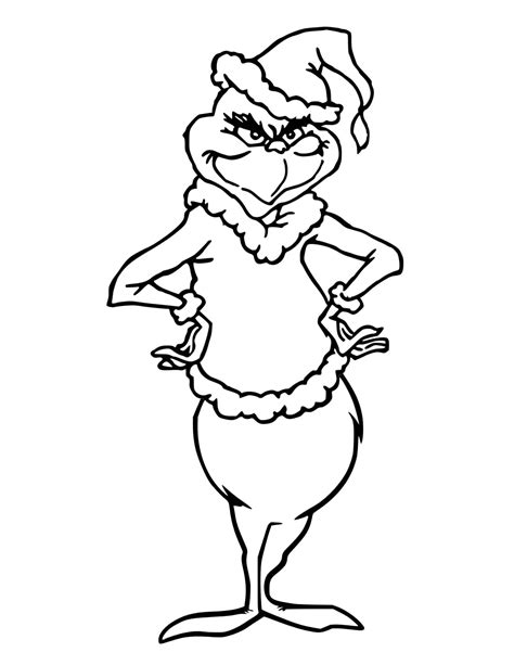 grinch  coloring pages