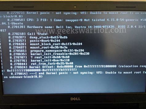 solved   fix kernel panic  syncing vfs unable  mount root fs  unknown block