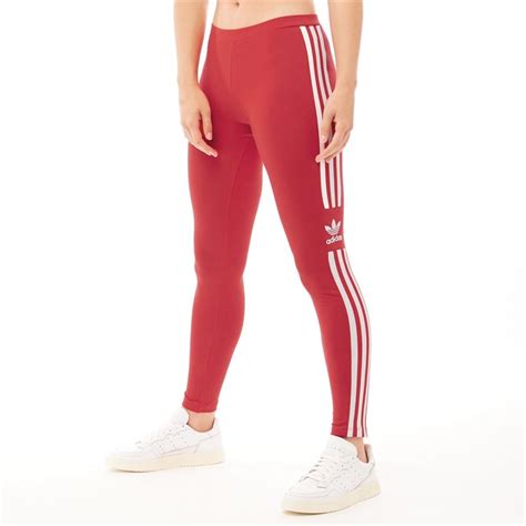 adidas originals dames trefoil legging rood