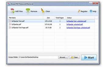 Free PDF Password Remover screenshot #5