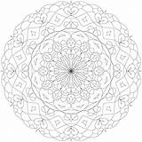 Mandala Pinnwand sketch template