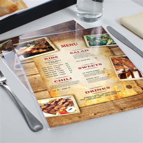 restaurant menus custom restaurant menu printing uprintingcom