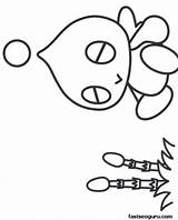 Coloring Sonic Chao Pages Hedgehog Printable Cartoon Print Kids Sheets Fastseoguru Login sketch template
