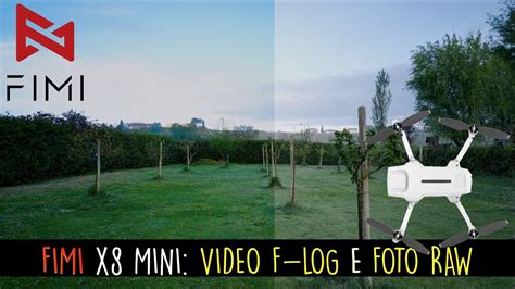test camera fimi  mini video  log color  foto raw  jpg youtube