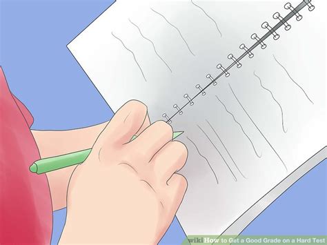 how to get a good grade on a hard test wikihow