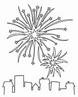 Coloring Fireworks Firework Pages July 4th Kids Printables Preschool Drawing 43kb Clip Getdrawings Library Popular Clipart sketch template