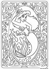 Coloriage Sirene Arielle Ausmalbilder Imprimer Coloringoo Meerjungfrau Dxf Flounder Ursula sketch template