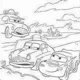 Mcqueen Coloring Pages Lightning Car Racing Race Cars Disney Red Doc Mater Color Hellokids Getcolorings Print Mack Sally Truck Fire sketch template