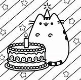 Coloring Pusheen Pages sketch template
