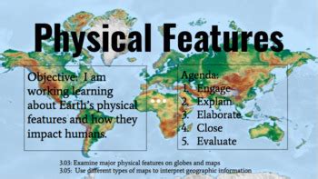 physical features  day lesson bundle  lindsay russell tpt