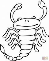 Scorpio Coloring Scorpion Pages Zodiac Color Printable Sign Kids Animals Scorpions Painting Getdrawings Click Worksheets Neo Categories sketch template
