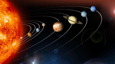 solar system form space