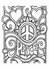 Peace Coloring Kleurplaat Pages Kleurplaten Printable Edupics Large Gratis sketch template