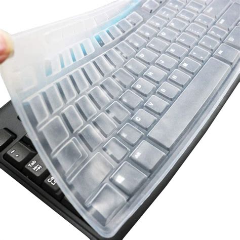 amazoncom ultra thin desktop pc silicone clear keyboard cover skin protector compatible