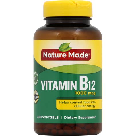 Nature Made Vitamin B12 1000 Mcg Softgels 400 Each Instacart