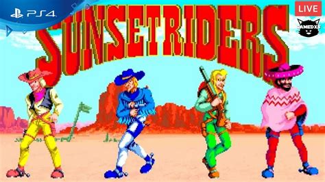 live sunset riders arcade archives ps4 gameplay youtube