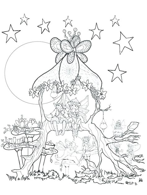 fairy house coloring pages  getdrawings
