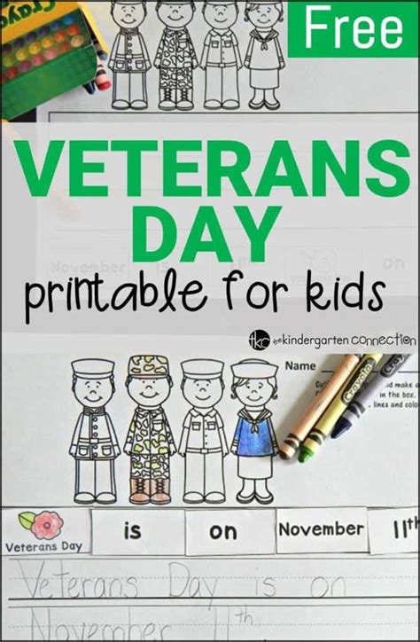 printable veterans day worksheet