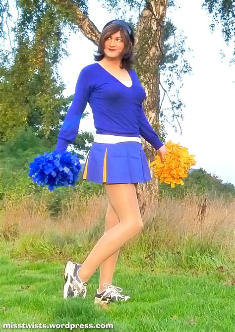 crossdressing as a cheerleader squirt compilation