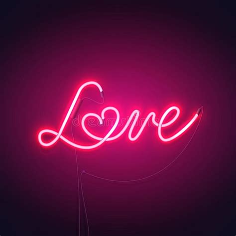 love neon sign pink  neon sign  word love  heart  dark