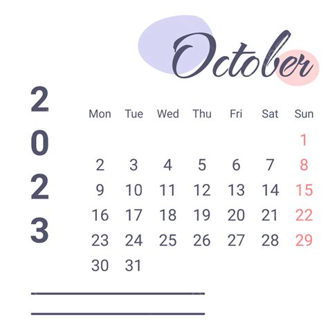 kalender ungu oktober   garis catatan oktober oktober