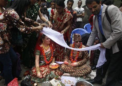 Lesbian Couple Marry In Nepal Lexlimbu