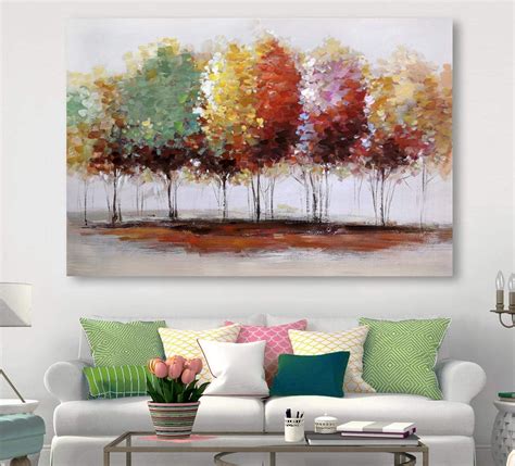 amazoncom tree canvas prints wall art  home decor large colorful