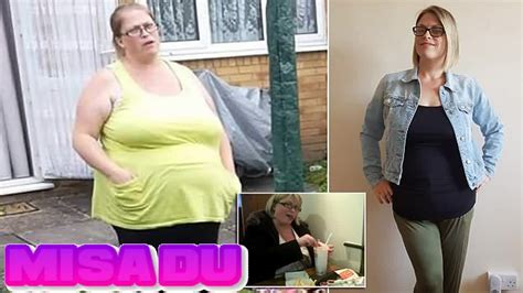 morbidly obese mother sheds eight stone youtube