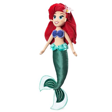 buy disney storeofficial ariel soft toy doll   mermaid cm